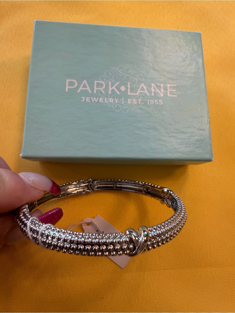 Park Lane Silver Beaded Knot Bracelet New With Tags